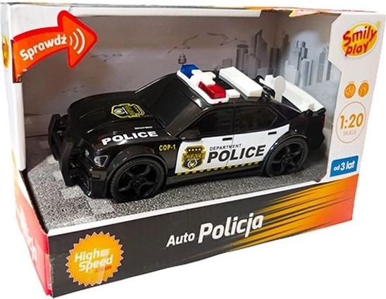 SmilyPlay policajné auto pre deti 1:20