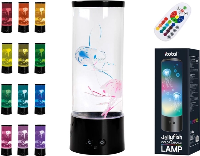 LED lampička s medúzami meniaca farby