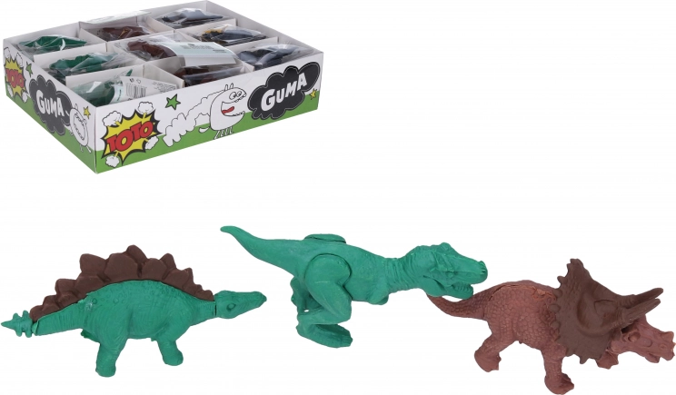 Mazacia guma dinosaurus – farebné gumy v tvare dinosaurov