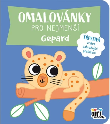 Omaľovánky pre najmenších – gepard