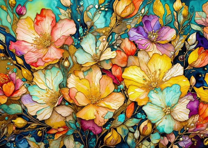 Enjoy Luxusná kvetinová záhrada puzzle 1000 dielikov