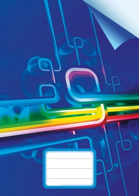 Reas-Pack školský zošit A5, nelinkovaný, 10 listov, modrý