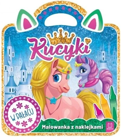 Maľovanky so samolepkami Mačiatka v paláci