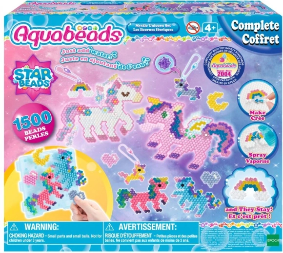 Aquabeads magický jednorožec – kreatívna sada korálikov