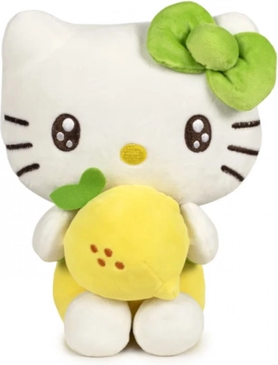 Hello Kitty Macedonia plyšák 20 cm – citrón