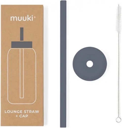 Muuki Lounge slamka s viečkom v dymovo sivej
