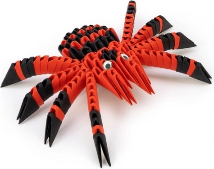 Realistický pavúk bez kvapky lepidla