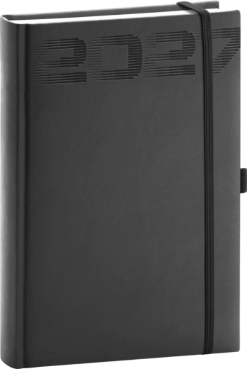 Notique denný diár Aprint Top 2027 čierny 15 × 21 cm