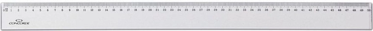 Pravítko CONCORDE 50 cm transparentné