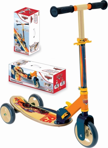 Trojkolesová drevená kolobežka SMOBY CARS