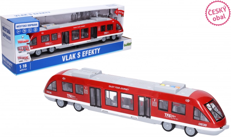 Vlak s efektmi 44 cm – české balenie