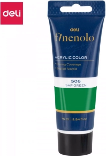 Akrylová farba tmavozelená 75 ml