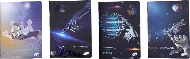 Zošit A5 linajkovaný Roboty