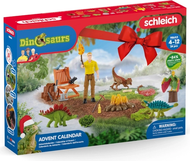 Schleich adventný kalendár Dinosaury