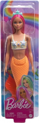 Bábika Barbie Morská víla s oranžovým chvostom