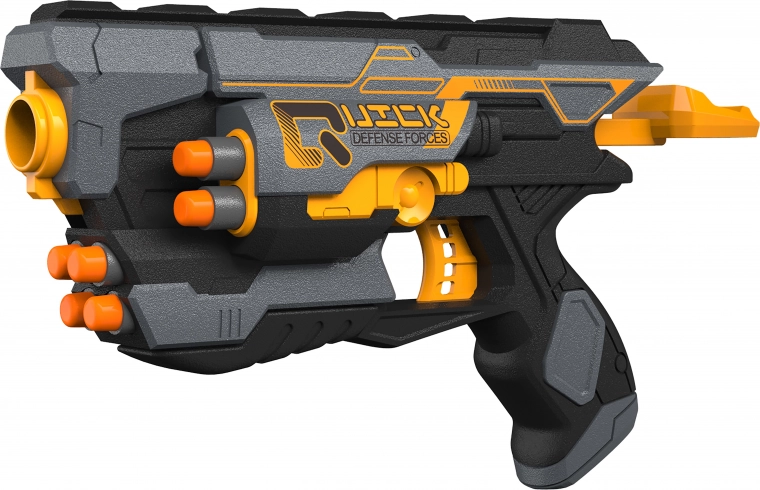 Pistole Quick s penovými nábojmi 28,5 cm