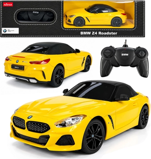 RC auto BMW Z4 Roadster 1:18 žlté