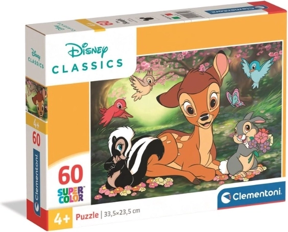 Clementoni puzzle SuperColor Bambi 60 dielikov