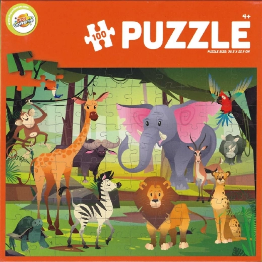 puzzle safari 100 dielikov