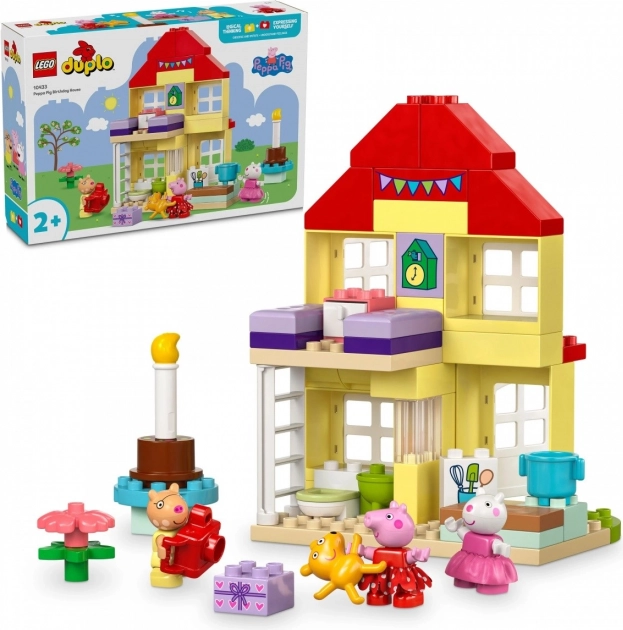LEGO® DUPLO® 10433 Prasiatko Peppa a narodeninový dom