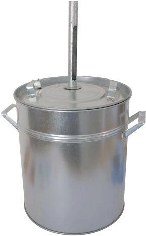 Zavárací hrniec 30 l z pozinkovaného plechu s puzdrom na teplomer
