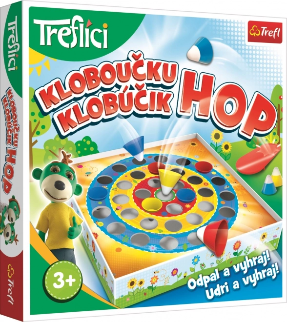 Hra Klobúčiku hop Treflíci