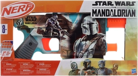 nerf star wars the mandalorian pištoľ so zásobníkom a 12 šípkami
