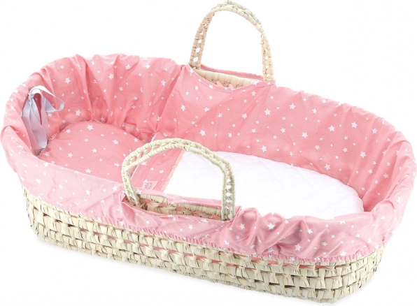 Petitcollin prenosná taška z lýka Corail Étoilé pre bábiky