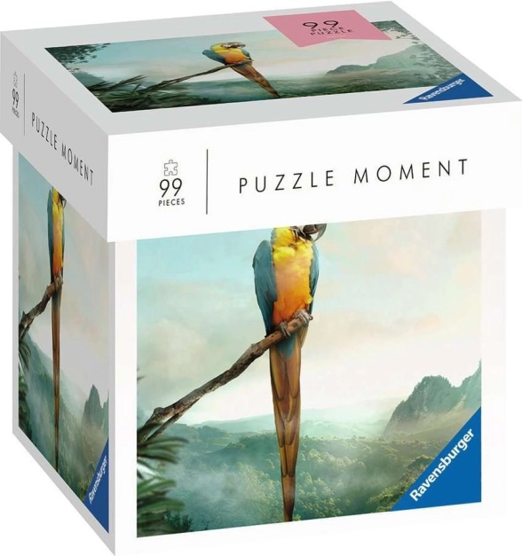 Ravensburger Puzzle Moment papagáj – 99 dielikov