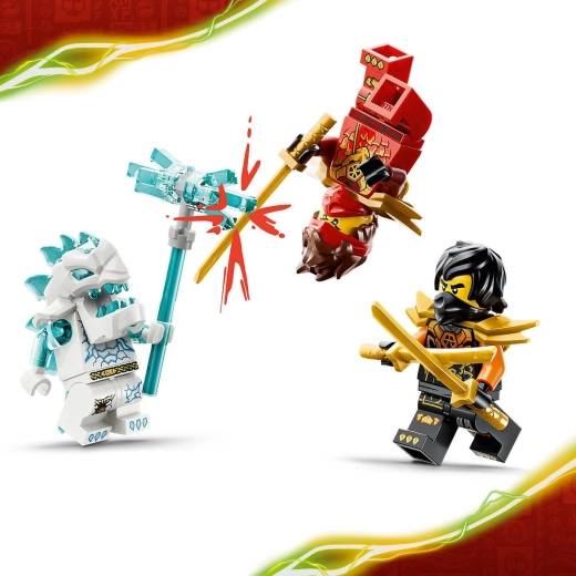 Hrdinovia NINJAGO proti Ľadovej príšere