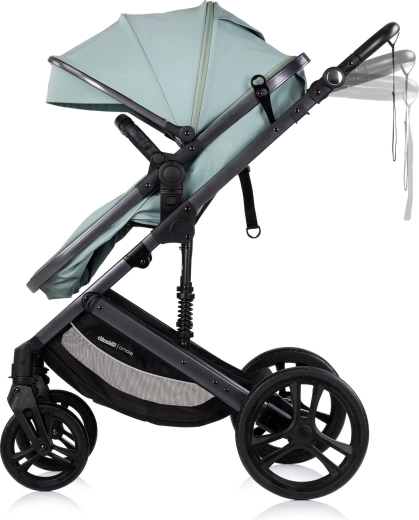 Otočné sedenie a nastaviteľná rukoväť