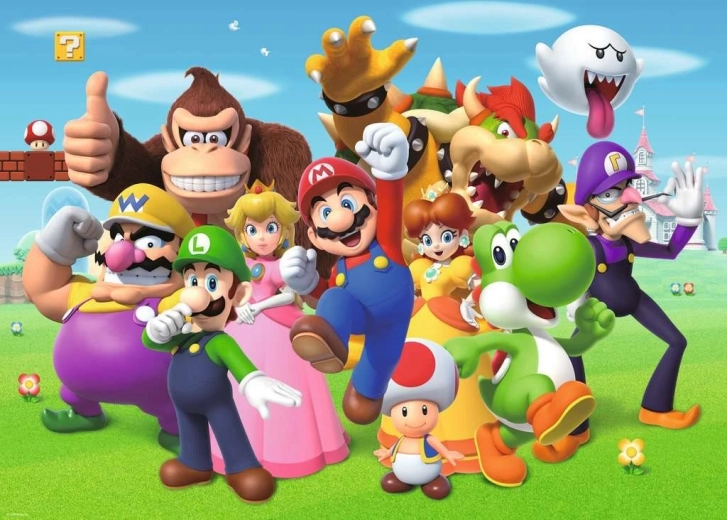 Puzzle Super Mario 1000 dielikov Ravensburger