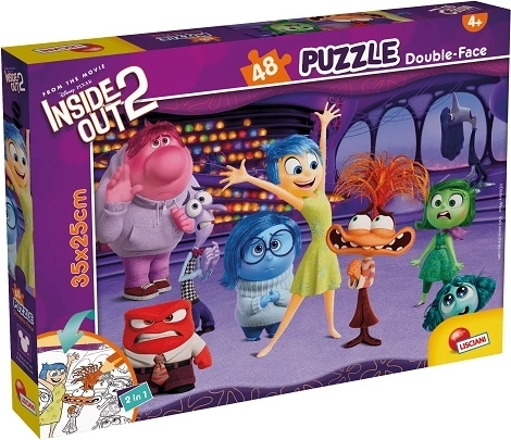 Lisciani Disney obojstranné puzzle 48 dielikov V hlave 2