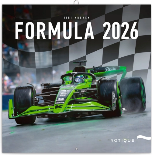 Poznámkový kalendár Formula 1 – Jiří Křenek 2026