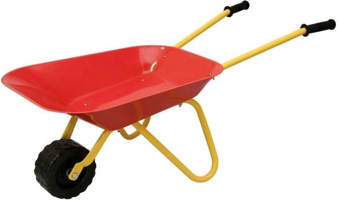 Červené kovové koliesko pre deti Woody