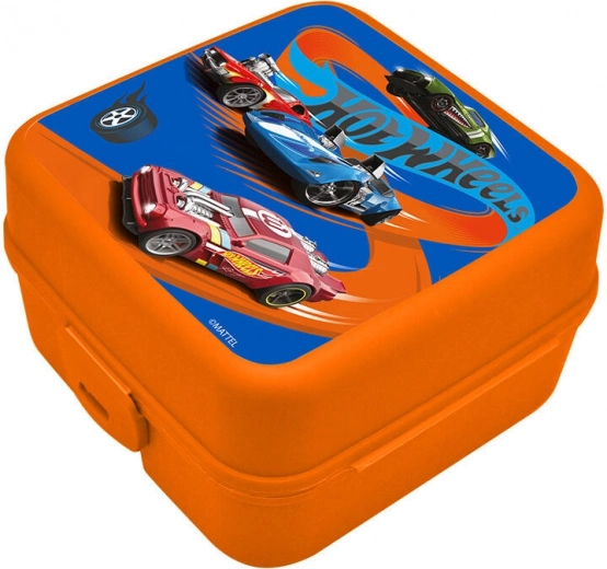 Box na obed s priehradkami Hot Wheels