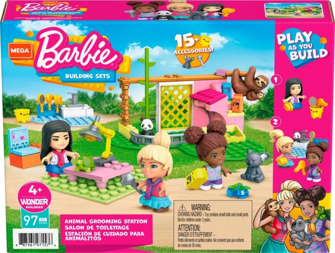 Mega Construx Barbie salón pre zvieratká