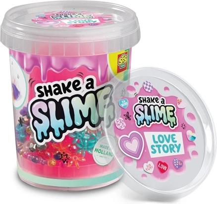 SES ShakeASlime Love Story ružový sliz 200 g