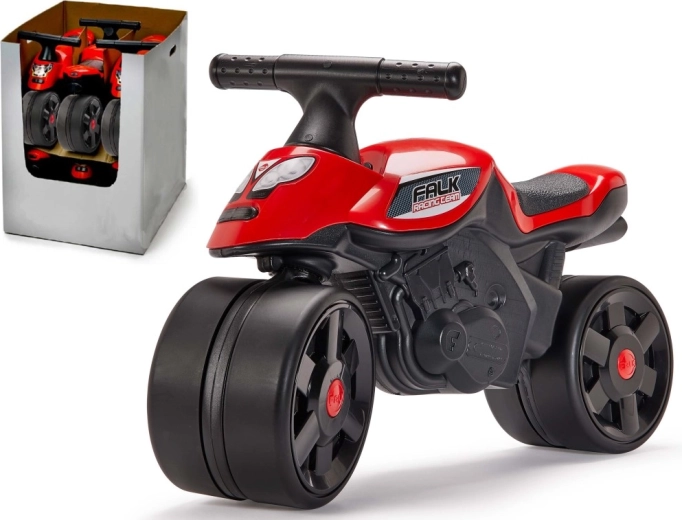 Odrážadlo motorka Racing team červené