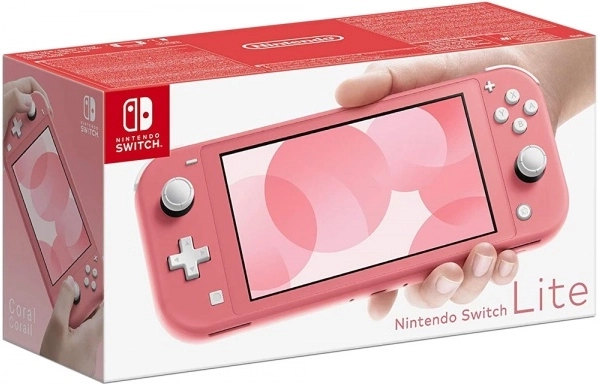Nintendo Switch Lite koralová