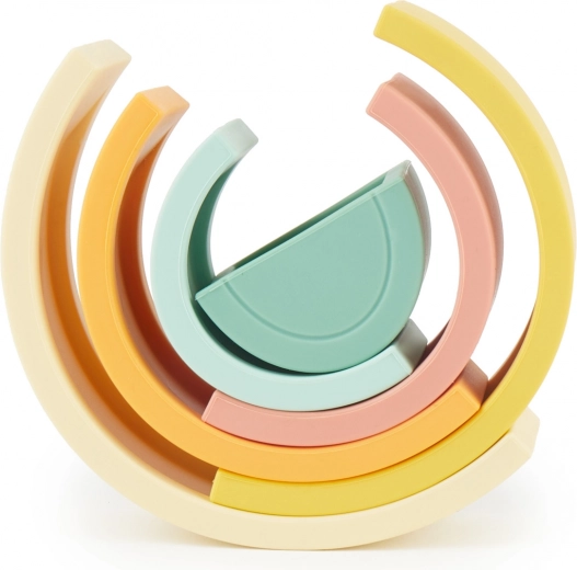 Silikónová skladacia dúha BIECO Tropical Vibes, 6 dielov