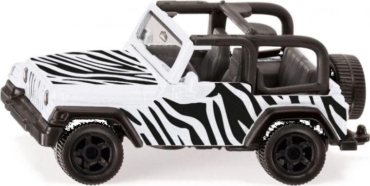 Siku Jeep Wrangler Safari – kovový model 1:55 s ťažným zariadením