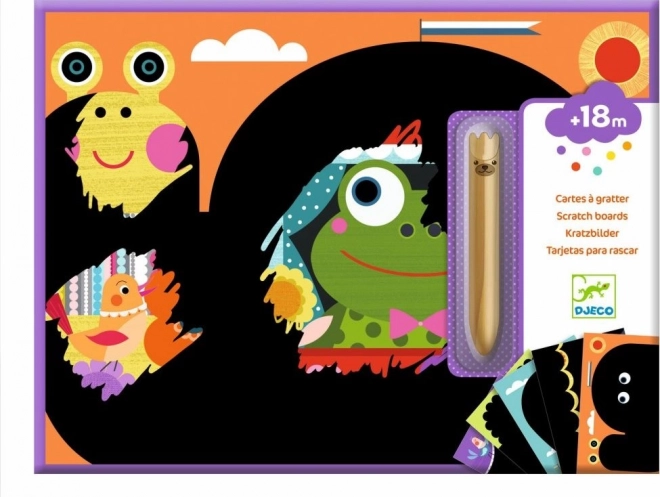 Vyškrabovacie obrázky pre najmenších DJECO – objavovanie