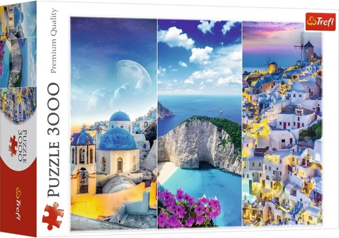 Puzzle 3000 ks – Grécke prázdniny Trefl