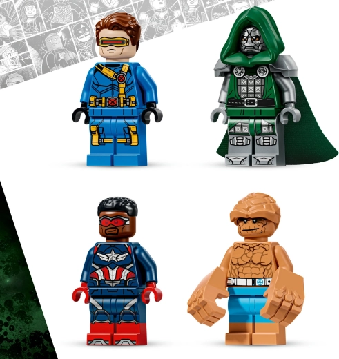 Štyri minifigúrky Marvel