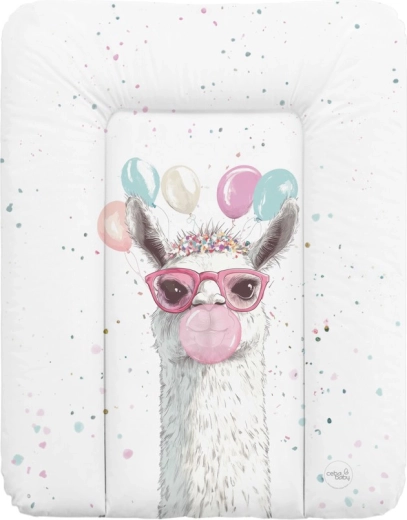 Ceba Baby mäkká prebaľovacia podložka Basic Crazy Lama 50 × 70 cm