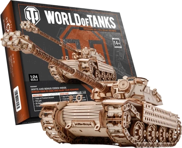 Drevená 3D skladačka World of Tanks Bat.-Chatillon Bourrasque
