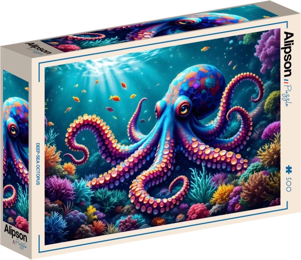 Alipson puzzle chobotnica z hlbín oceánu 500 dielikov