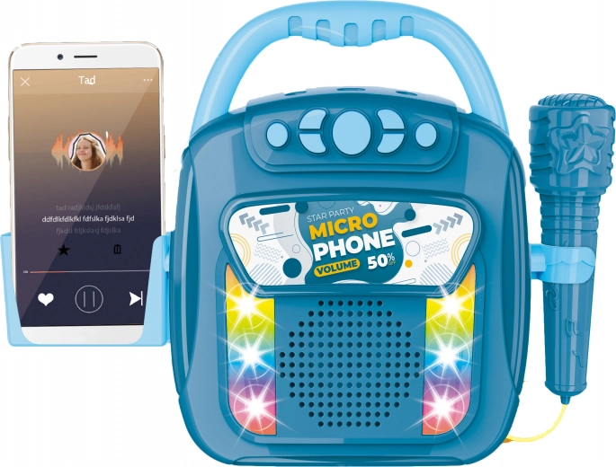Hudobný box s mikrofónom a Bluetooth 28 cm
