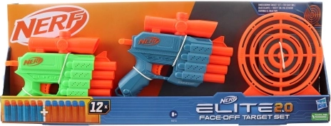 nerf elite 2.0 face off target set – sada dvoch blasterov s terčom